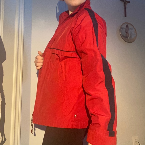 VINTAGE TOMMY HILFIGER red fall jacket/windbreaker - Picture 4 of 7